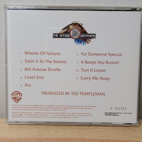 CD The Doobie Brothers - Takin' It To The Streets - Picture 4 of 4